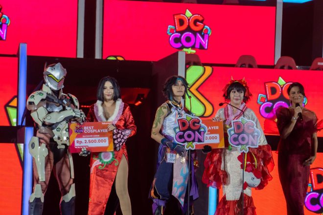 ilustrasi cosplay event e-sports